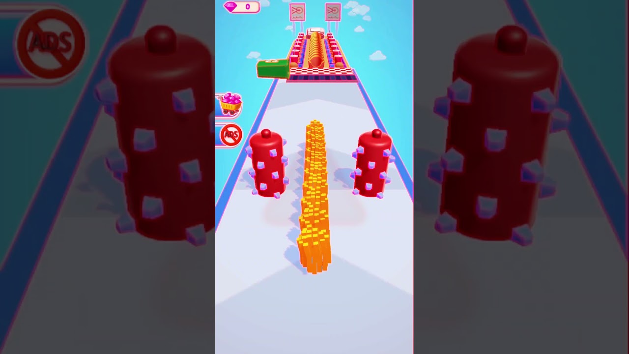 Happiest Potato Stick Rush Run Challenge 