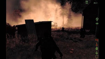 Papou - Day Z - Explosion of a bus with Mk 48 Mod 0