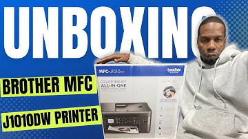 ***UNBOXING***  THE BROTHER MFCJ1010DW INKJET PRINTER