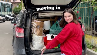 New Home and New Beginning — moving in vlog, unpacking and meeting the new cat