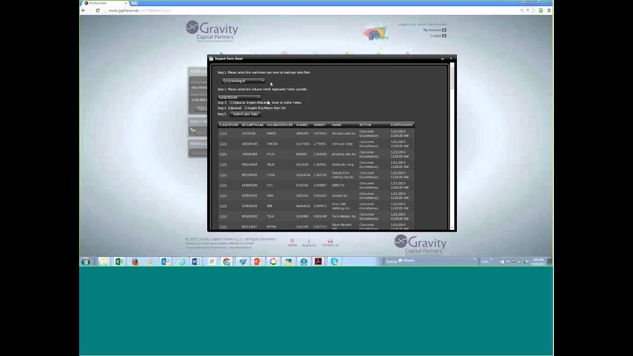 Gsphere.Net Excel Import Tutorial