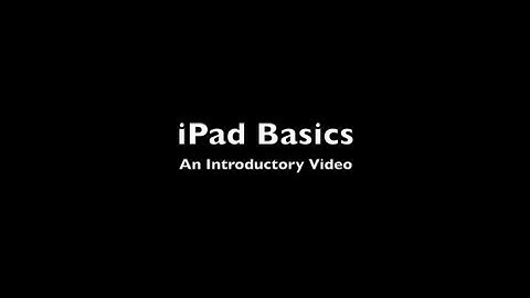 iPad Basics