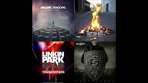 My New Radioactive Lines (mashup) - Imagine Dragons + Fall Out Boy + Linkin Park + Skillet