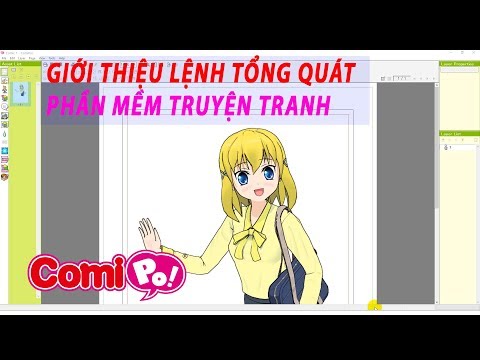 Vẽ Truyện Tranh Phong Cách Nhật Bản - Giới thiệu lệnh MANGA MAKER COMIPO