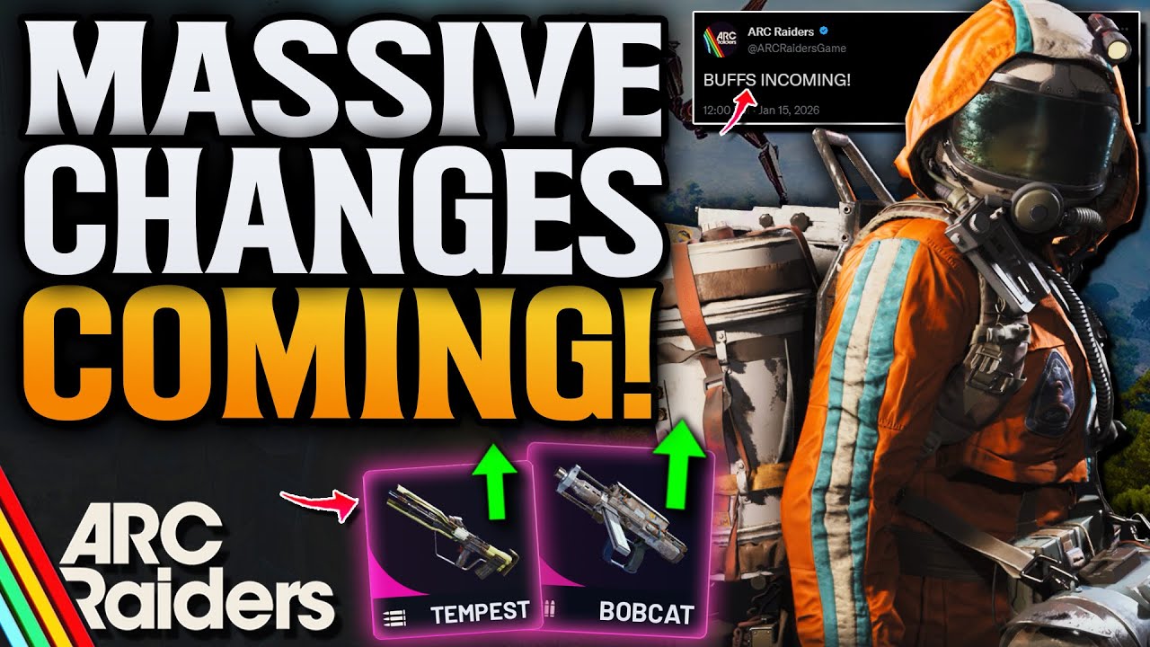 ARC Raiders Bobcat & Tempest Buff?! Full Weapon Rebalance?!