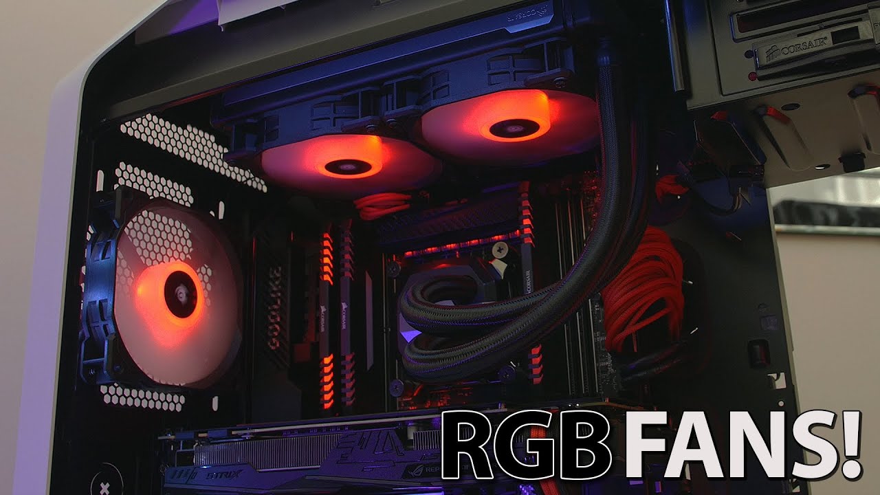 salut drivhus Vag Corsair HD120 AND SP120 RGB Fan Review - YouTube