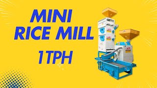 1Tph Mini Rice Mill Plant. Automatic Rice Mill Machine 7042437274