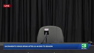 LIVE | Sacramento Kings speak after 22-60 end to season.