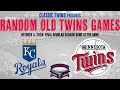 Royals  twins final regular season game at the metrodome 10042009
