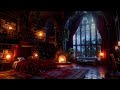 Cozy Castle Room Haven Thunderstorm Fireplace Rain Sounds To Sleep In An Instant 12 Hours 