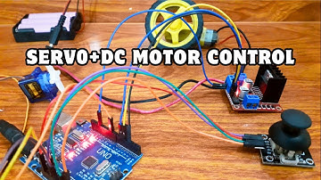 How to Control DC & Servo Motors Using Joystick | Arduino Tutorial