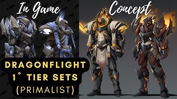 Dragonflight Tier Sets | In Game & Concept Art | WOW Alpha Preview