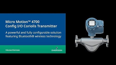 Micro Motion™ 4700 Config I/O Coriolis Transmitter