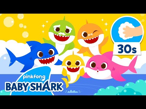 30 Seconds Hand Washing Song | Baby Shark Hand Washing | Safe Hands