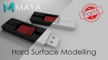 Hard Surface Modelling PART5 #pendrive #maya #autodeskmaya
