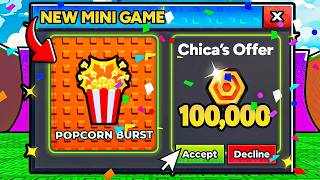 I EARNED 100,000 TOKENS ⭐ IN THE NEW POPCORN MINI GAME IN ESCAPE TSUNAMI FOR BRAINROTS screenshot 4