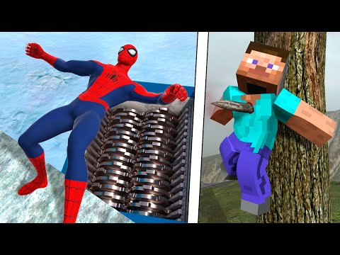 NPC Ragdoll Physics - Epic NPC Falls Compilation #145