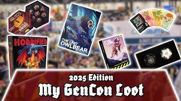My GenCon Loot (2025 Edition)