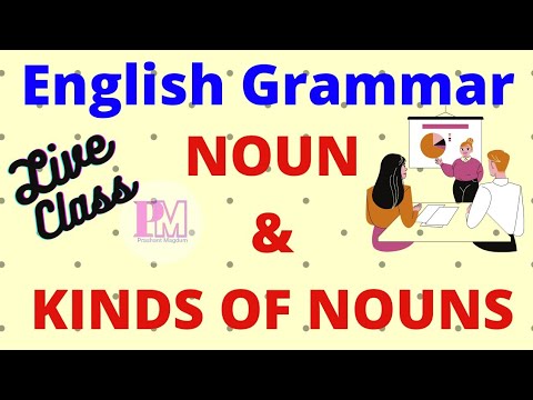 Basic English Grammar Live Class 1 #EnglishGrammar #partsofspeech - YouTube