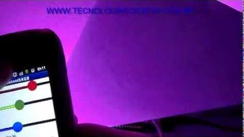 Arduino e Android controlando LED RGB / Arduino and Android Controlling RGB LED