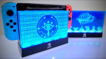SPECIAL Nintendo Switch LIGHT UP DOCK [Zelda Breath of the Wild & Super Mario Odyssey]