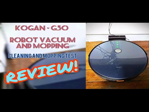 KOGAN SmarterHome G50 Robot Vacuum And Mopping Review Cleaning and Mopping Test