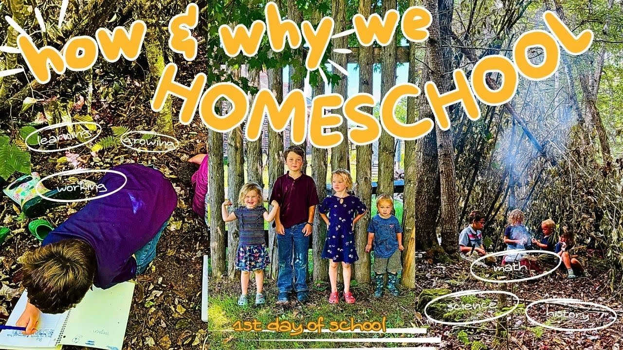 WHY we homeschool our 4 children + HOW We Homeschool Our Kids + our 1st ...
