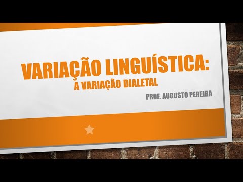 Vídeo: O que é uma variação dialetal?