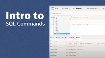 Intro to SQL Commands