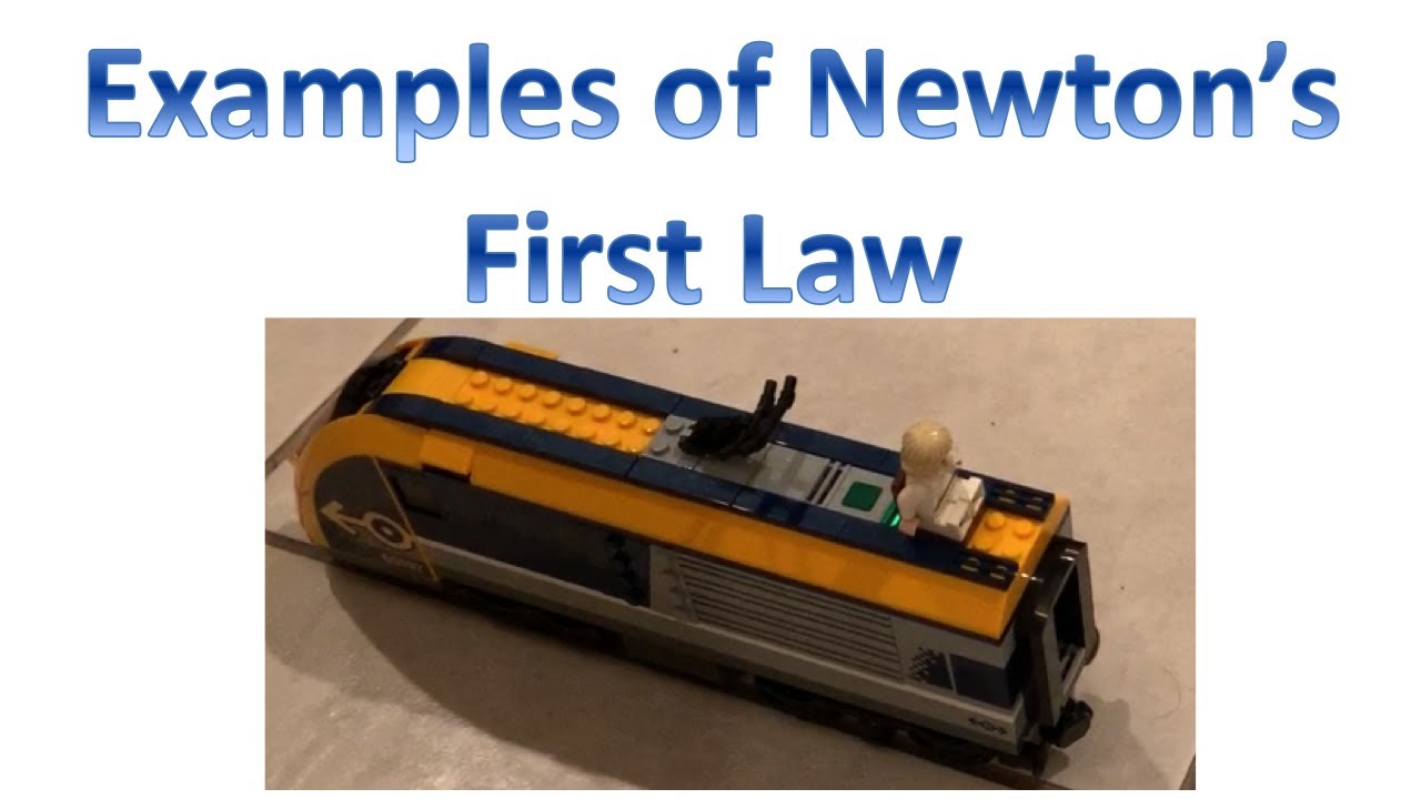 Examples of Newton's 1st Law - YouTube