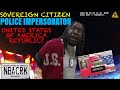 Moorish Sovereign Citizen Police Impersonator Loses It When He Gets Arrested By The Real Police