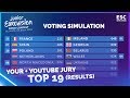 Junior Eurovision 2019: Voting Simulation Your + Youtuber TOP 19