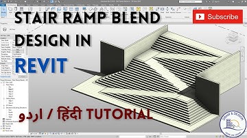 STAIR RAMP BLEND | TUTORIAL | DESIGN IN REVIT
