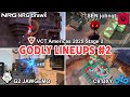 Godly lineups used by pros in VCT Americas 2025 Stage 2 Part 2【 VALORANT 】