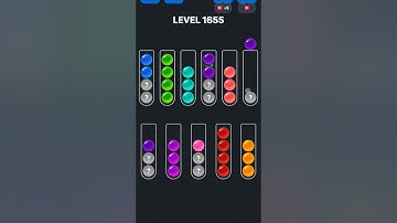 Ball Sort Puzzle nível 1655 #games #androidgameszone #level #puzzle #colors #gaming #automobile #pop