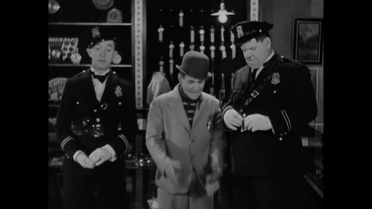 Laurel  Hardy   The Midnight Patrol  1933  Classic Movie