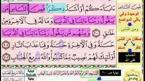 باقي صفحة 31 من سورة البقرة الايات من 200 : 202 بصوت الشيخ محمود الحصرى