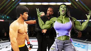 PS5 | Bruce Lee vs. She Hulk (EA Sports UFC 4)