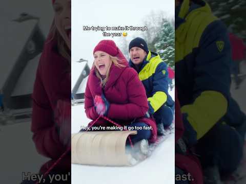 Hold on tight… it’s gonna be a bumpy sleigh ride. 🛷 #AMerryLittleExMas is streaming now on Netflix!