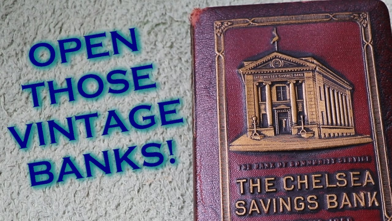 You Too Can Open These Vintage Coin Banks! - YouTube