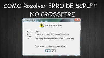 Como resolver o ERRO DE SCRIPT no CrossFire AL