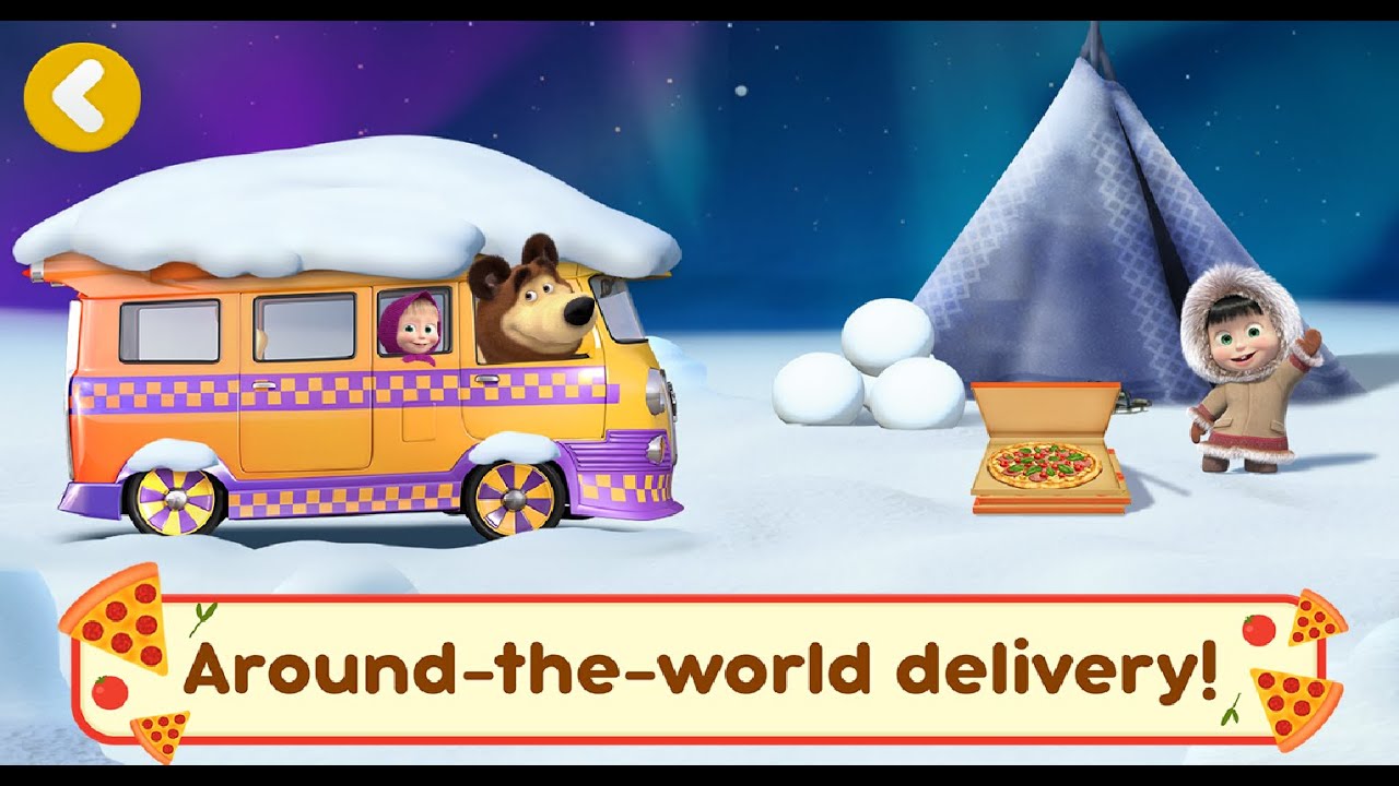 Masha and the Bear Pizzeria Game! Pizza Maker Game Gameplay Walkthrough (Android,iOS) - Part 8