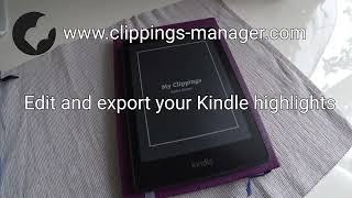 Kindle Clippings Manager screenshot 5