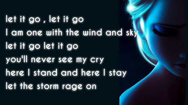 Let it go - (Frozen) {lyrics} - DayDayNews