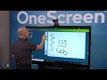 Onescreen hype  interactive whiteboard