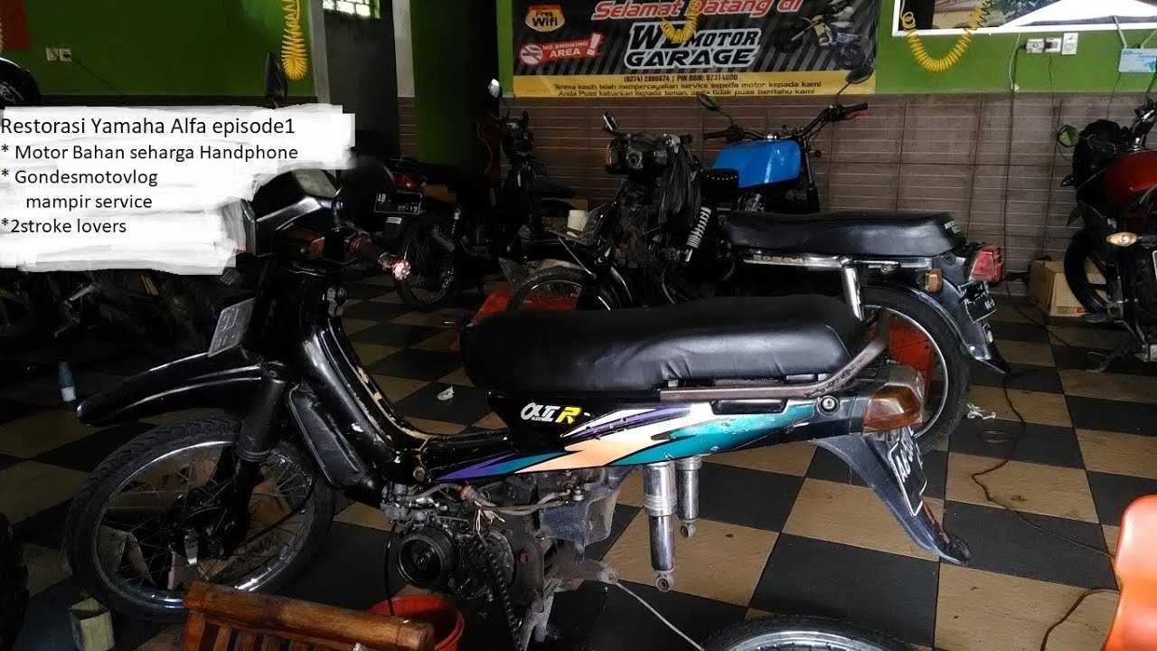 Modifikasi Motor Yamaha Alfa 2 Tak Arena Modifikasi