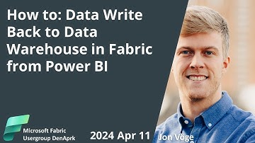 How to write data back to warehouse in Fabric with Power BI