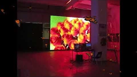 AI Applied To Programmable LED (P10) Sign For LED Color Saturation Brightness And Contrast Tests