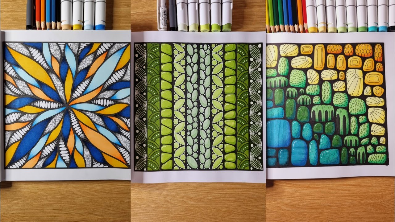 Сборник шаблонов Zendoodle для начинающих II