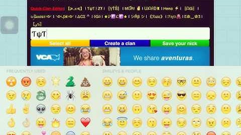 How To get TyT names / agar.io mobile